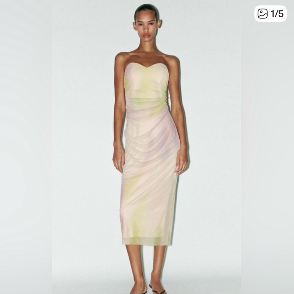 Zara Ombré Midi Drew NWT- Size Small